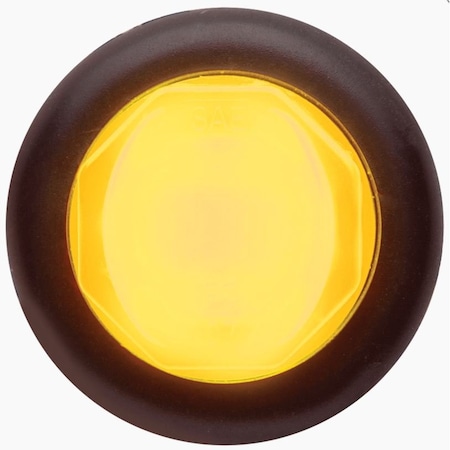 Optronics Lamp, Led Clearance/Marker, Glolight Uni-Lite 3/4 Sealed, Yellow-Pc Rated-2 Diodes, Light W/ A11Gb MCL111AKB